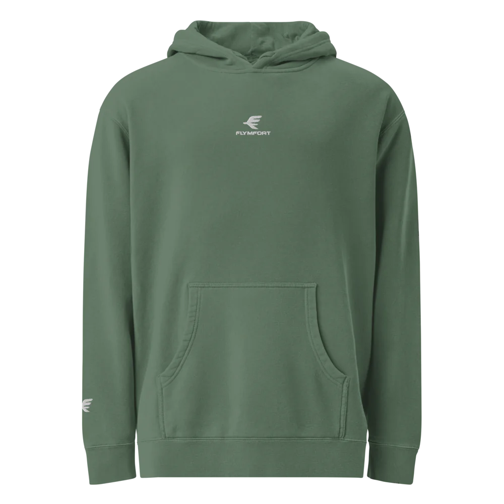 FLYMFORT. Unisex Pigment-Dyed Hoodie