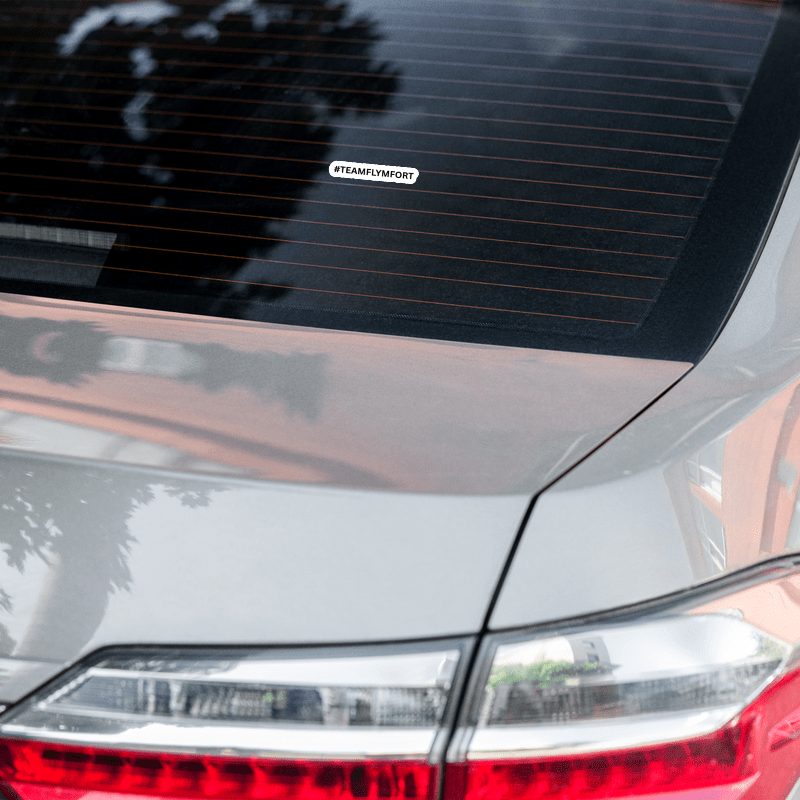 FLYMFORT. Bubble-Free Adhesive Stickers